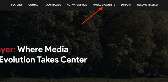 IBO Player activation screen showing MAC address and playlist setup