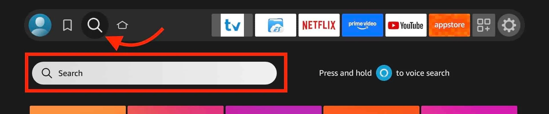 IBO Player installed on Amazon Firestick showing the main interface